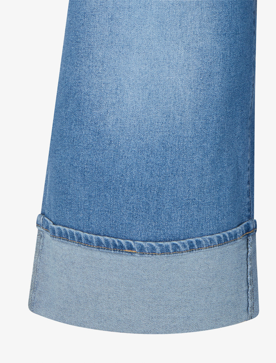 Pantacourt push up à revers - Bleu - 3