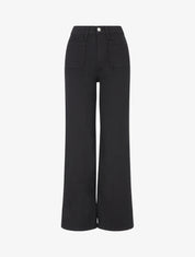 Jean coupe droite à 4 poches - Noir - 1