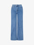 Jean wide leg grande taille - Bleu - 1