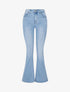 Jean taille standard coupe flare - Bleu - 1