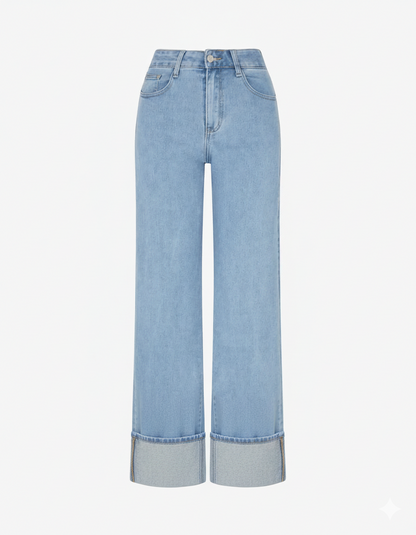 Jean hat vier Taschen - Blau