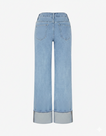 Jean hat vier Taschen - Blau