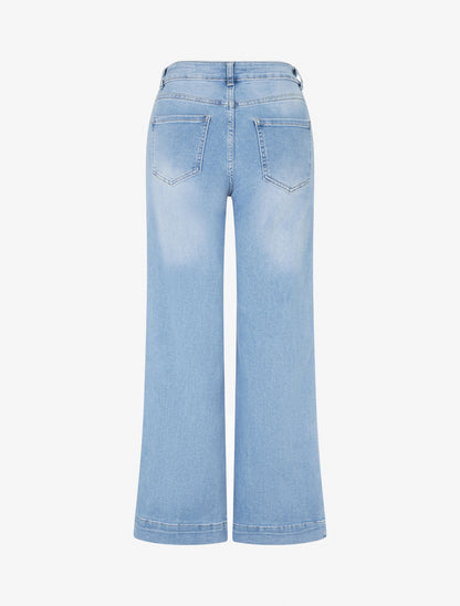 Jean classique coupe droite - Bleu clair - 2