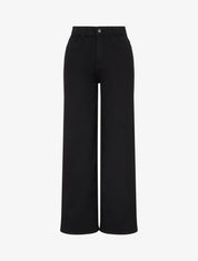 Jean uni coupe droite - Noir - 1