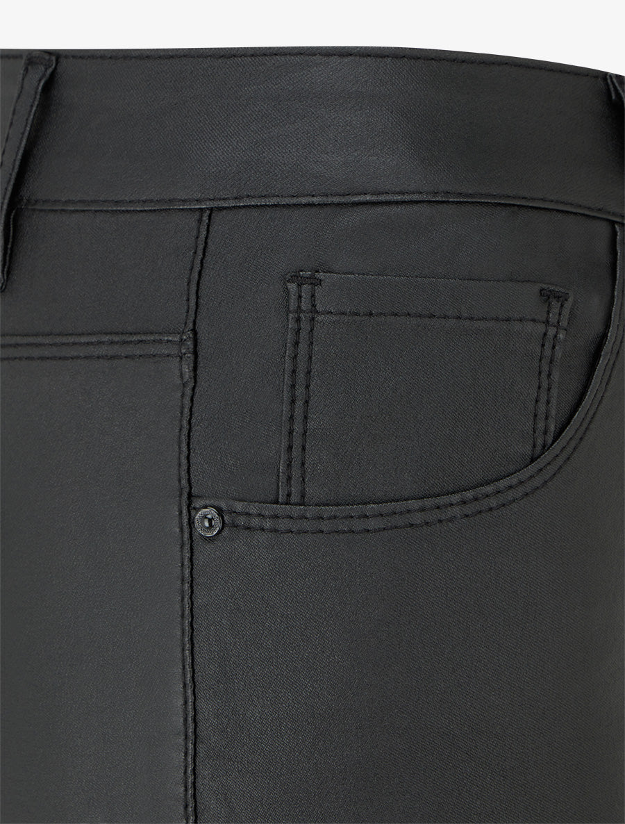 Jean skinny effet ciré - Noir - 3