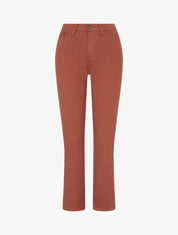 Jean slim uni taille haute - Rouille - 1