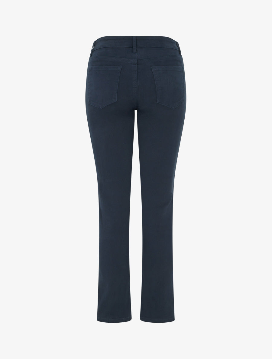 Jean uni coupe droite - Marine - 2