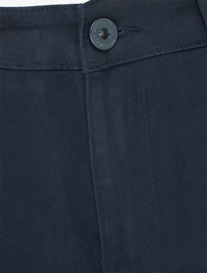 Jean uni coupe droite - Marine - 3