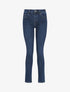 Jean slim délavé - Bleu denim - 1