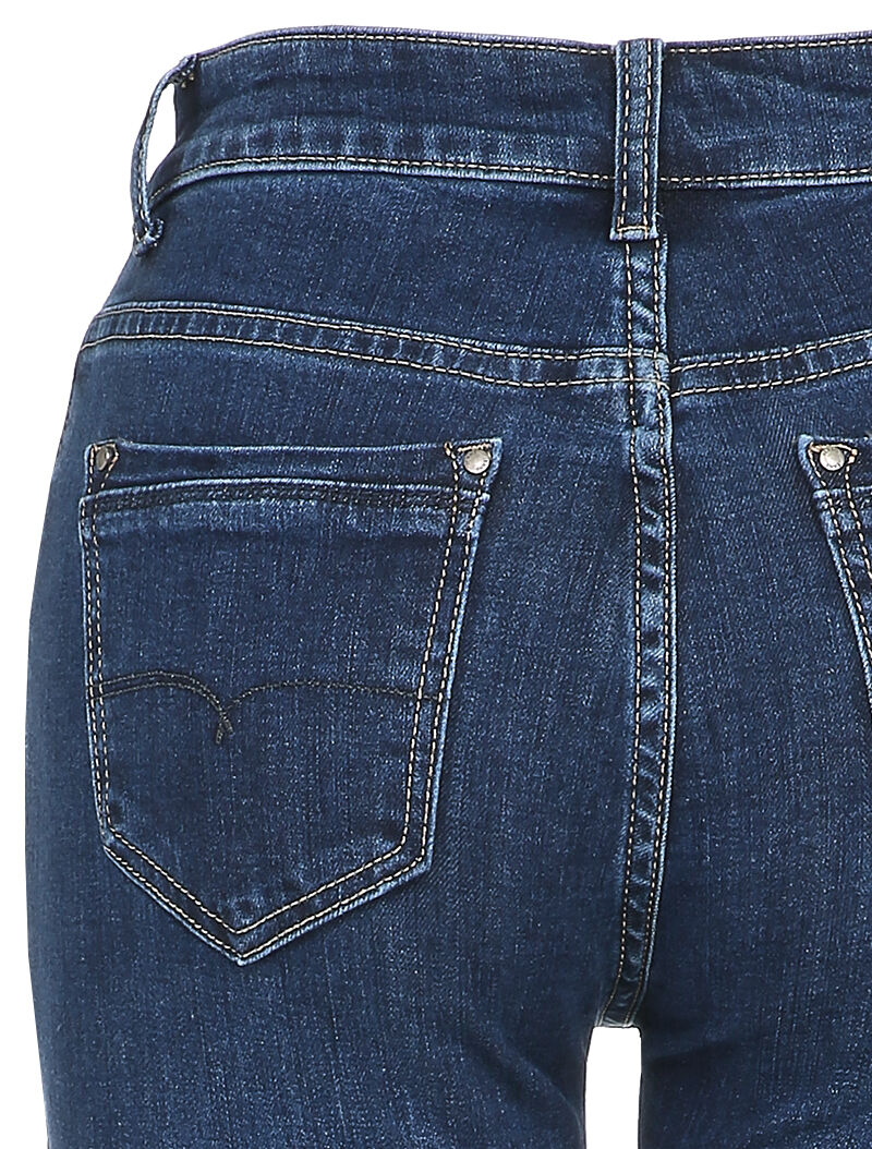 Jean slim délavé - Bleu denim - 3