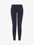 Pantalon ultra skinny à taille basse - Marine - 1