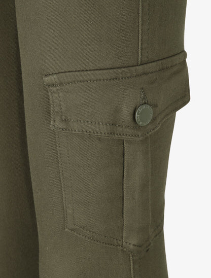 Jeans slim style cargo - Kaki - 3