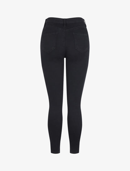 Jean skinny push up à taille basse - Noir - 2