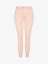 Jean skinny push up à coutures apparentes - Rose clair - 4