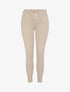 Jean skinny push up à coutures apparentes - Taupe - 1