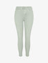 Jean skinny push up à coutures apparentes - Vert d&
