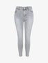Jean skinny effet blanchi - Gris clair - 4