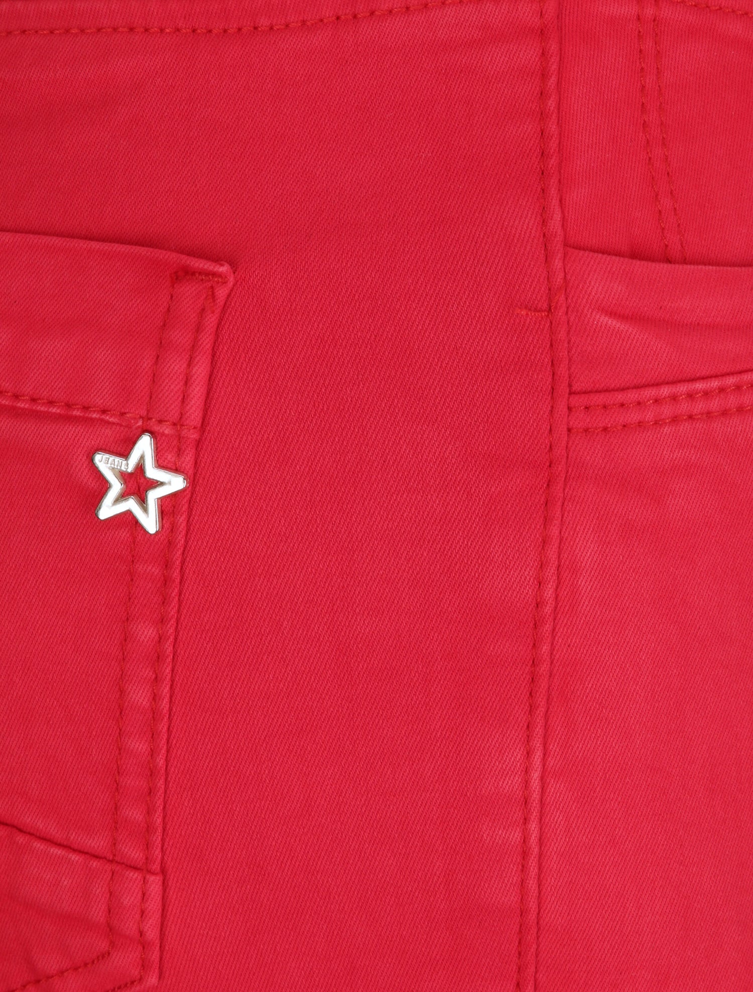 Pantalon droit uni - Rouge - 3