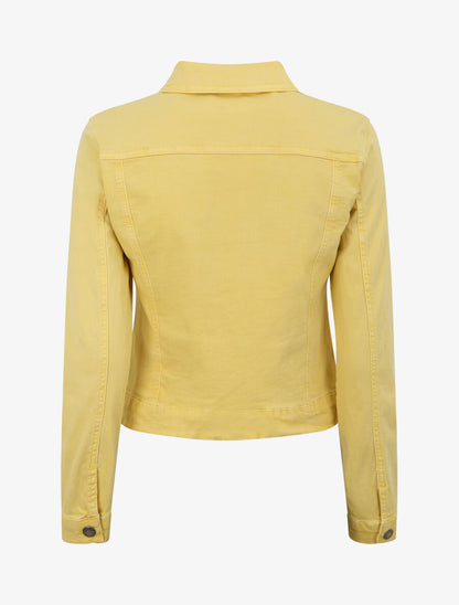 Veste courte en jean - Jaune - 3