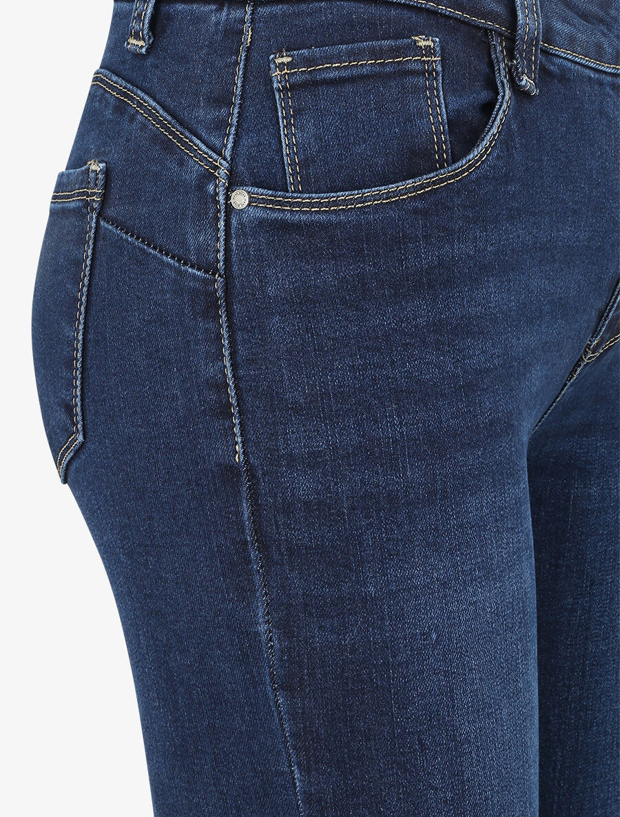 Jean push-up skinny - Bleu foncé - 3