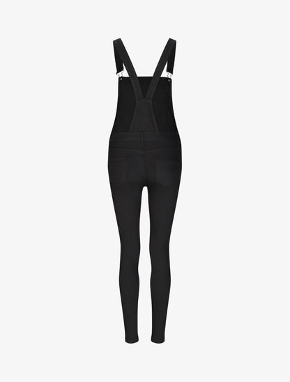 Salopette en jean skinny - Noir - 2