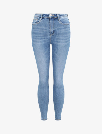 Jean skinny push up - Bleu denim - 1