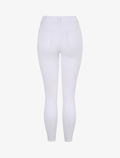 Jean push up coupe skinny - Blanc - 2