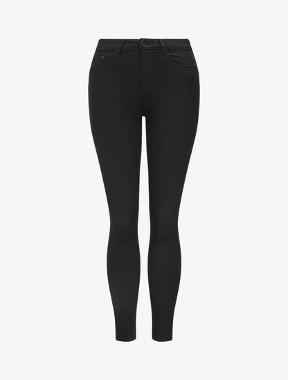 Jean slim uni push up - Noir - 1