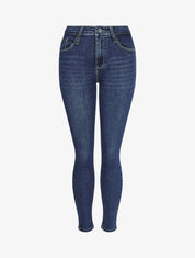 Jean slim à taille standard - Bleu denim - 1