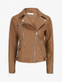 Perfecto en simili à zips décoratifs - Camel - 1