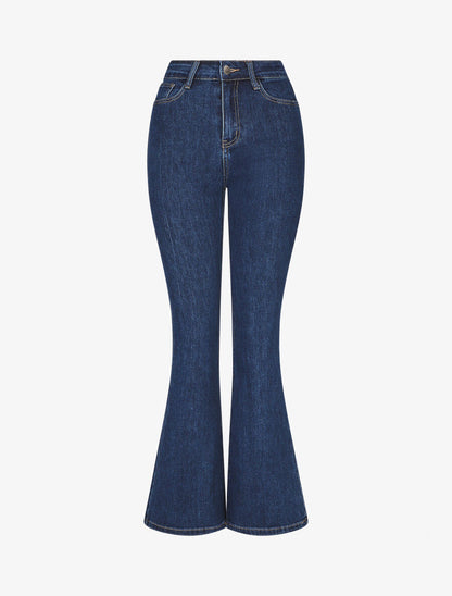 Jean classique coupe flare - Bleu - 1