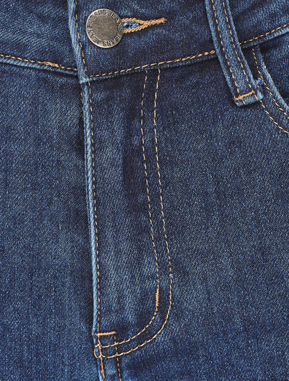 Jean classique coupe flare - Bleu - 3