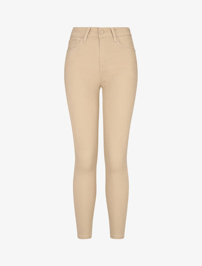 Jean skinny 7/8 push up - Beige - 4