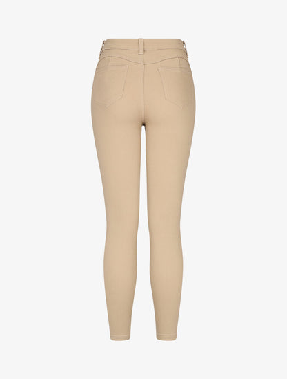 Jean skinny 7/8 push up - Beige - 2