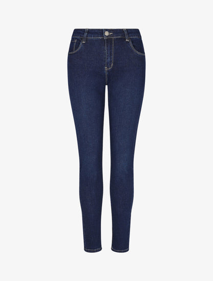 Jean grande taille coupe slim - Bleu - 4