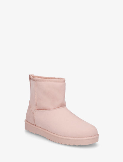 Boots fourrées basic unies - Rose - 2