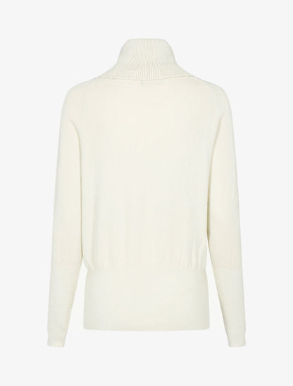 Pull coupe boule à col roulé - Beige - 2