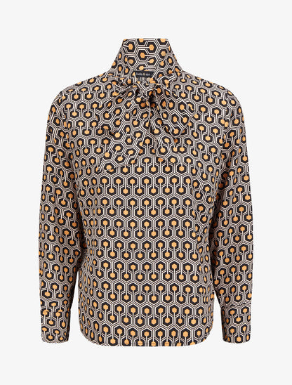 Blouse imprimé nid d&