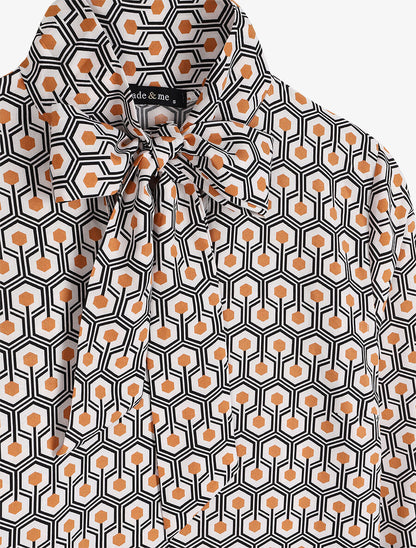 Blouse imprimé nid d&