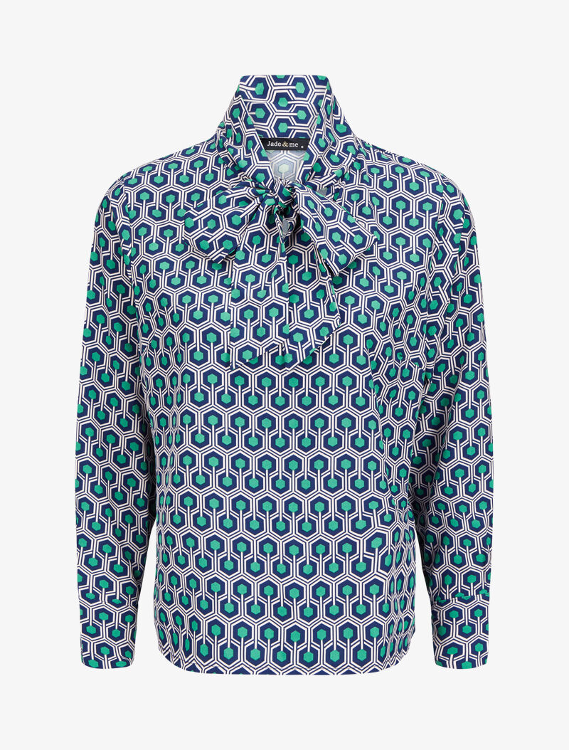 Blouse imprimé nid d&