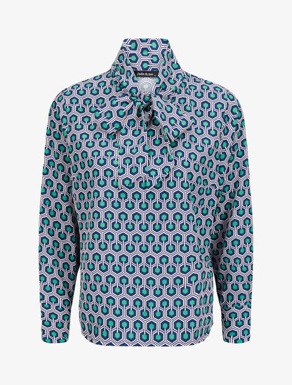 Blouse imprimé nid d&