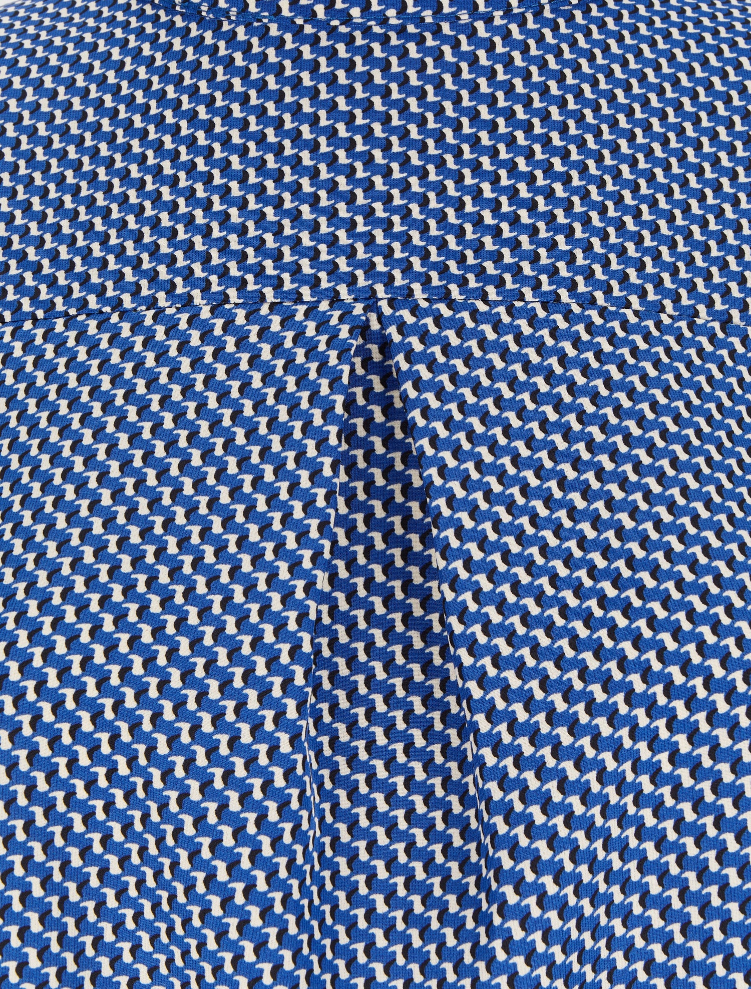 Blouse à imprimé graphique - Bleu - 3