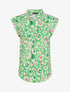 Blouse sans manches à imprimé abstrait - Vert - 1