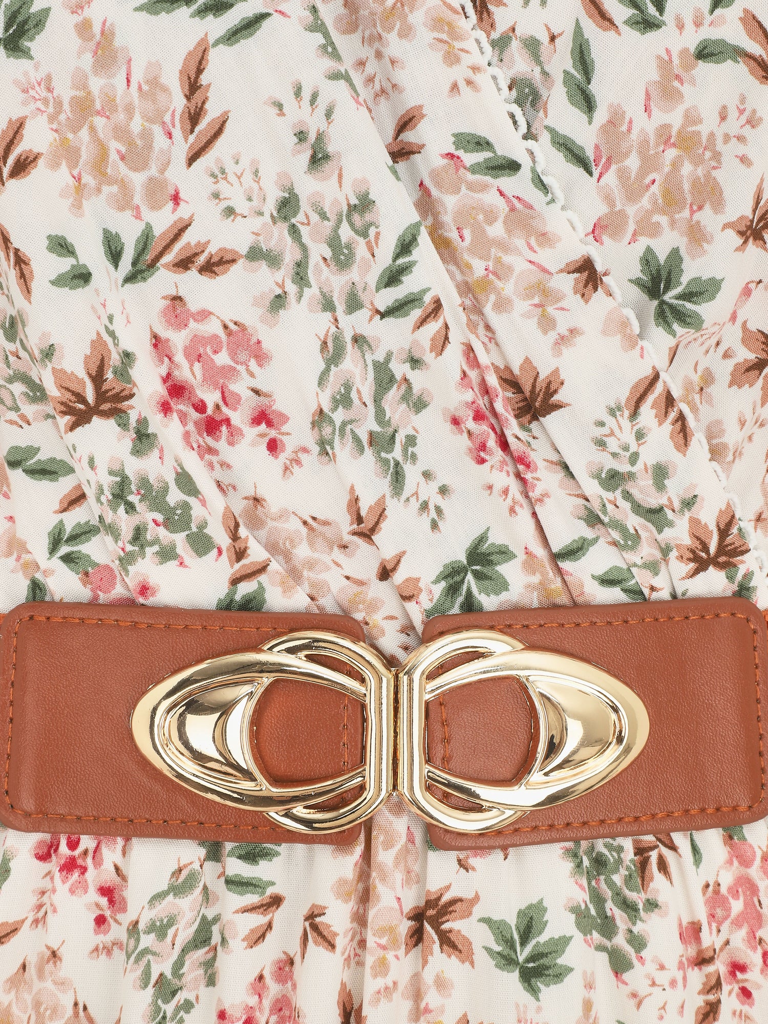 Robe longue sans manches imprimé fleurs d&