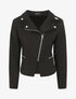 Veste style perfecto en suédine - Noir - 1