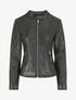 Veste en simili poches zippées - Noir - 7