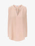 Top uni sans manches à détail stylisé - Rose poudré - 1