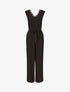 Combinaison ample sans manches col V - Noir - 5