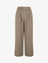 Pantalon ample à double boucles dorées - Kaki - 1