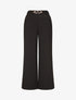 Pantalon ample à boucle fantaisie - Noir - 4